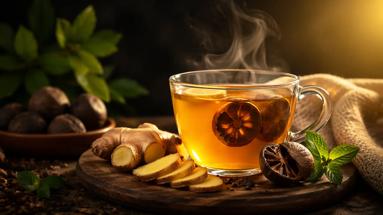 دمنوش لیمو عمانی برای چی خوبه؟ خواص دمنوش لیمو عمانی و زنجبیل