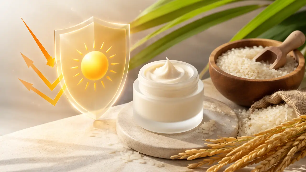 ضد آفتاب طبیعی با برنج