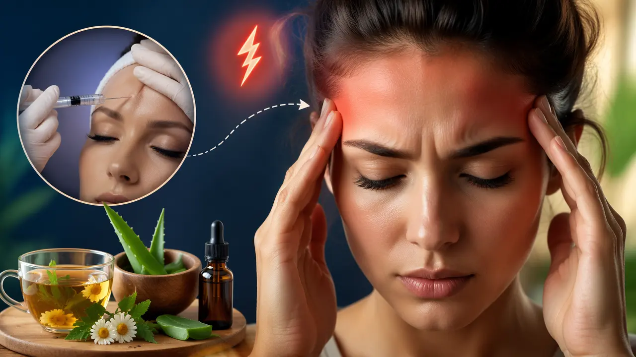 علت سنگینی پیشانی و سر درد بعد از بوتاکس چیست؟ + درمان خانگی