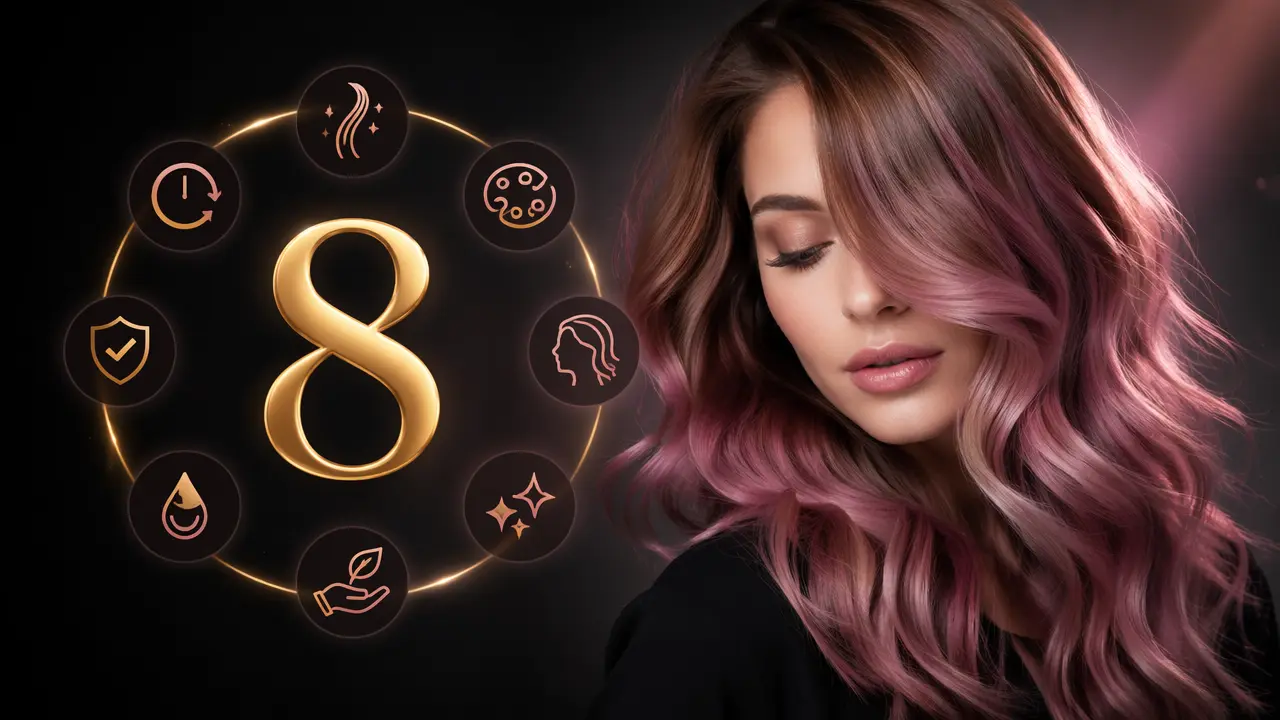 8 مزیت رنگ مو نیمه دائمی