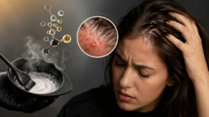 راهنمای کامل علائم و علل حساسیت مو به اکسیدان