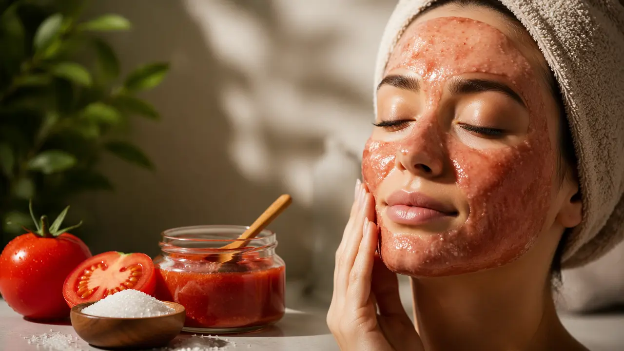 چگونه با ماسک گوجه و شکر لکه های تیره پوست را از بین ببریم؟