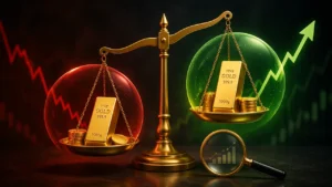 حباب منفی و مثبت طلا چیست؟ حباب طلا چقدر باشه خوبه بخریم؟