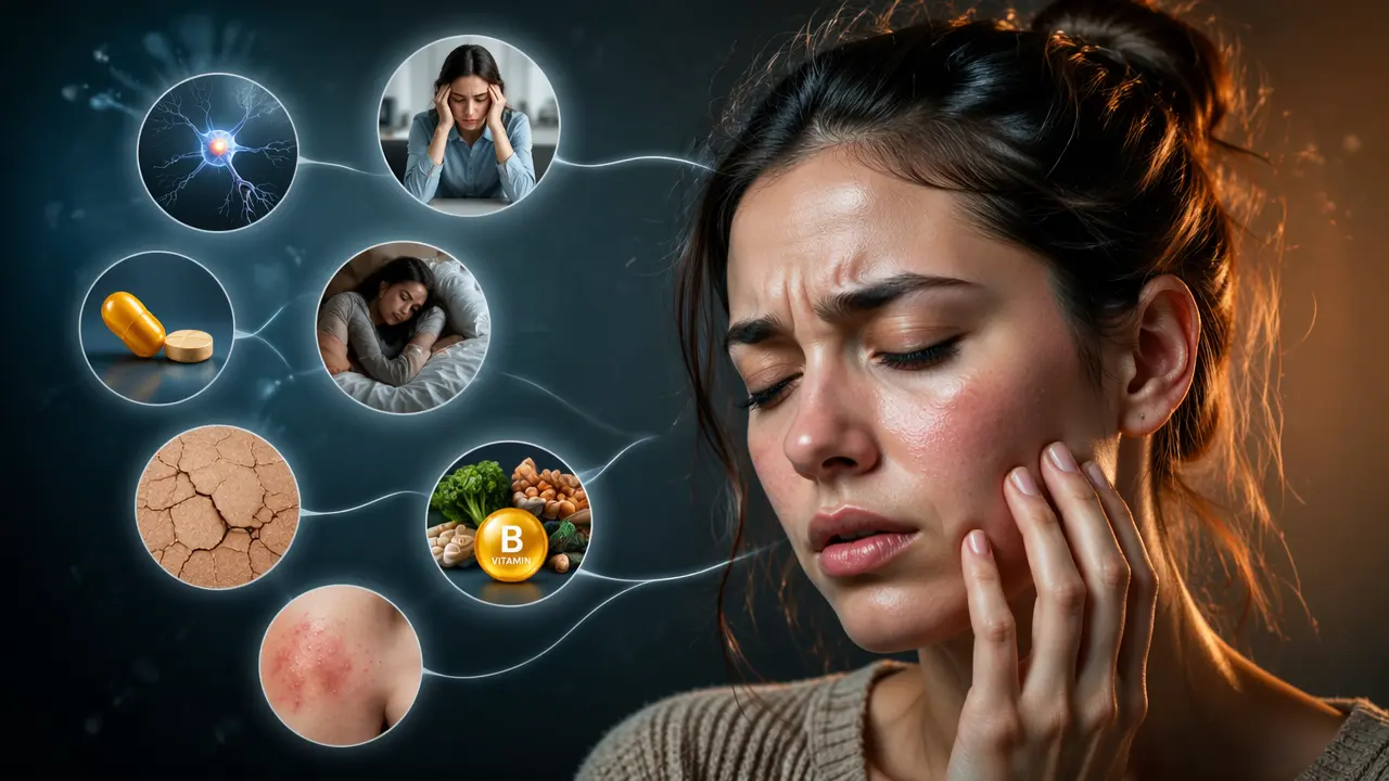 بهترین توضیح علمی برای احساس خزیدن حشره روی پوست کدام است؟