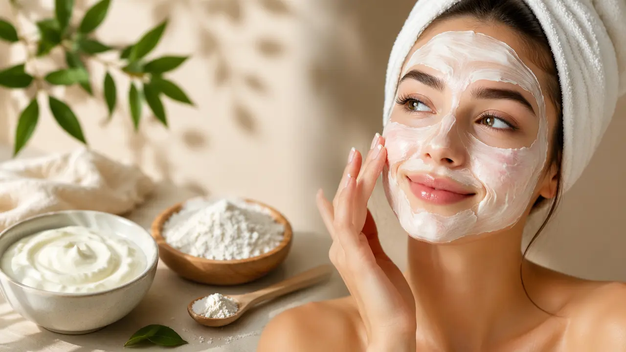 چگونه با ماسک ماست و نشاسته پوستی شفاف و لطیف داشته باشیم؟