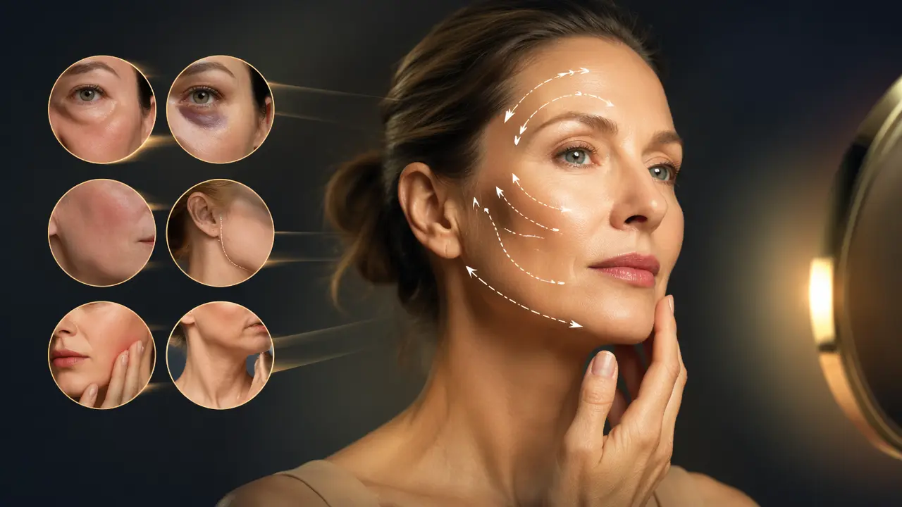 راهنمای کامل عوارض جراحی لیفت صورت پیش از تصمیم گیری