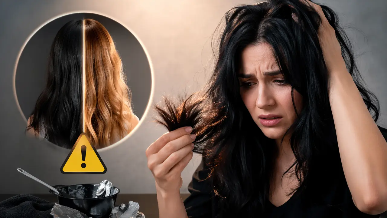 چگونه رنگ موی مشکی را بدون آسیب از مو پاک کنیم؟