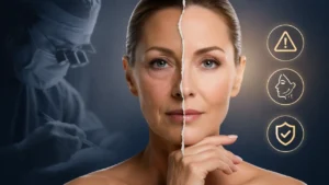 راهنمای کامل عوارض جراحی لیفت صورت پیش از تصمیم گیری