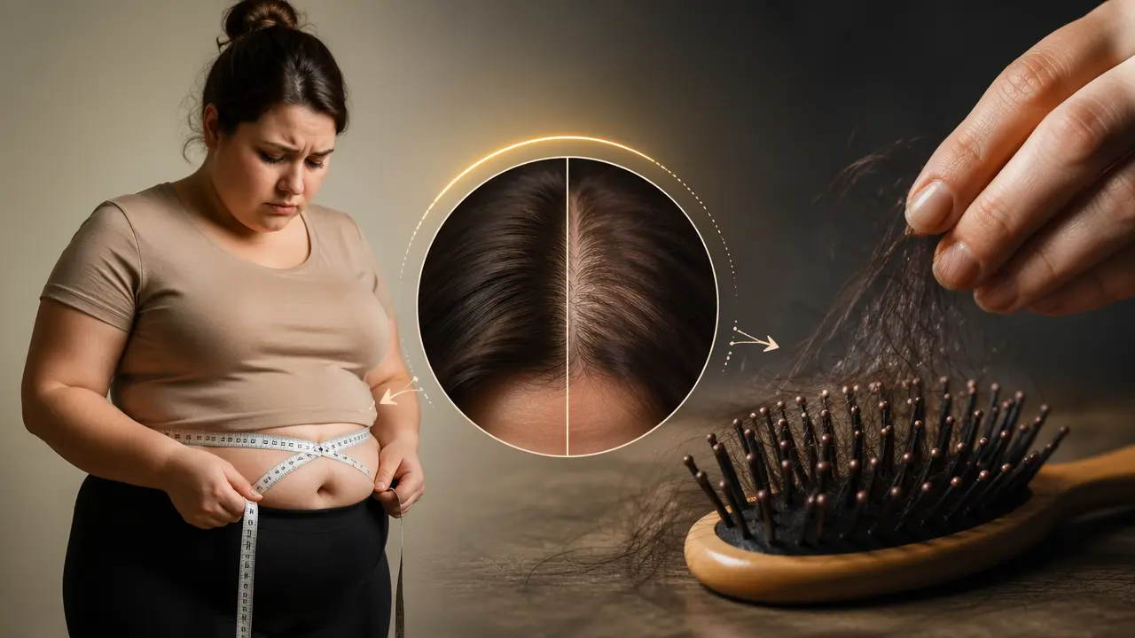 آیا چاقی و افزایش وزن ریزش مو در زنان و مردان را افزایش می دهد؟