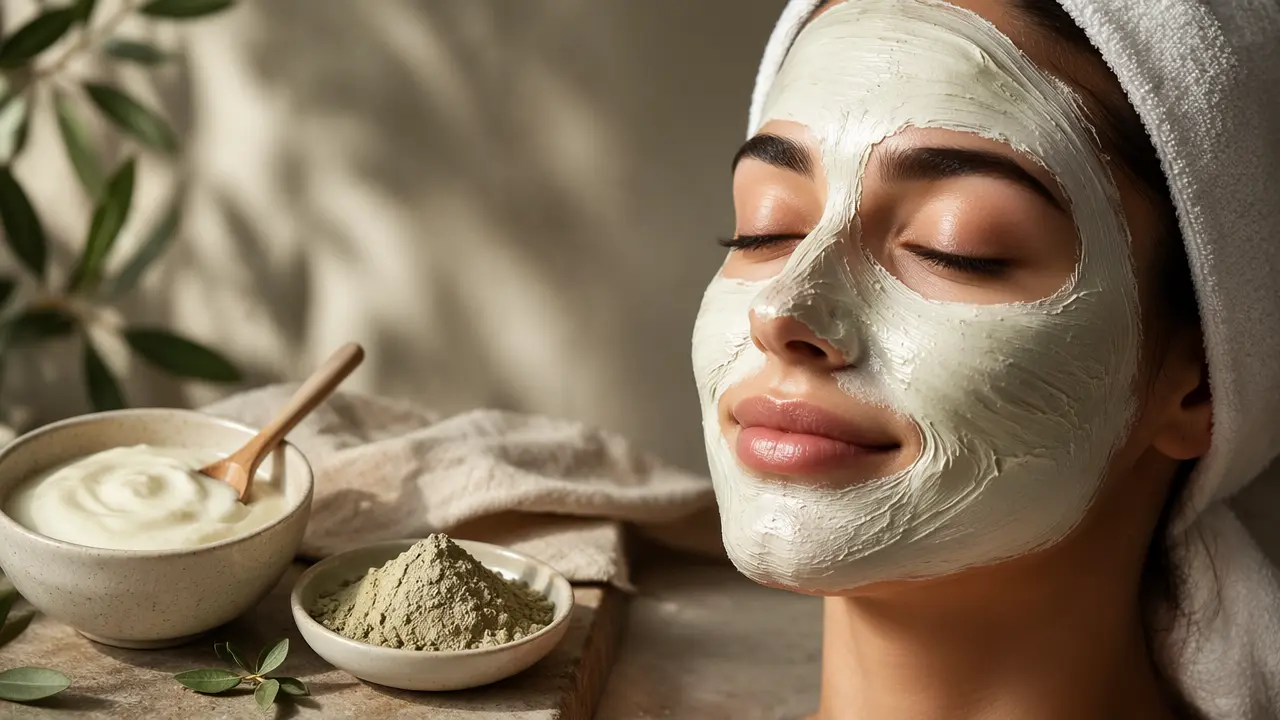 تهیه ماسک ماست و خاک رس برای پوستی شفاف