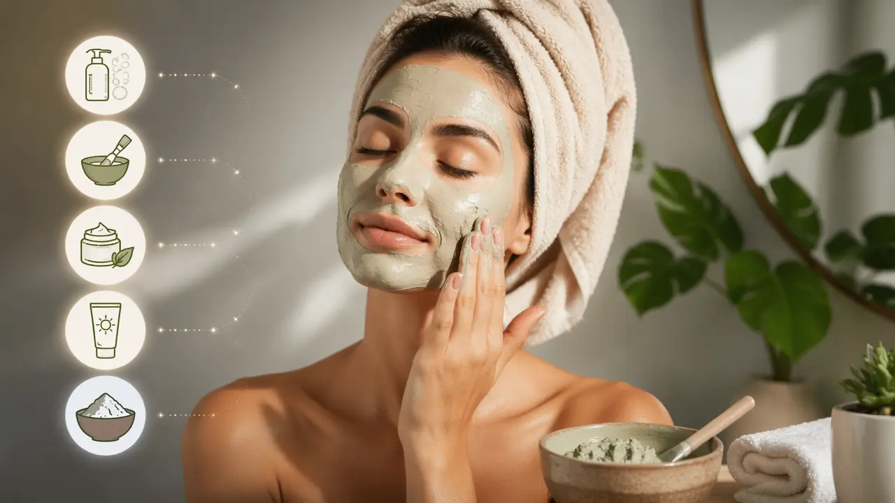 تهیه ماسک ماست و خاک رس برای پوستی شفاف