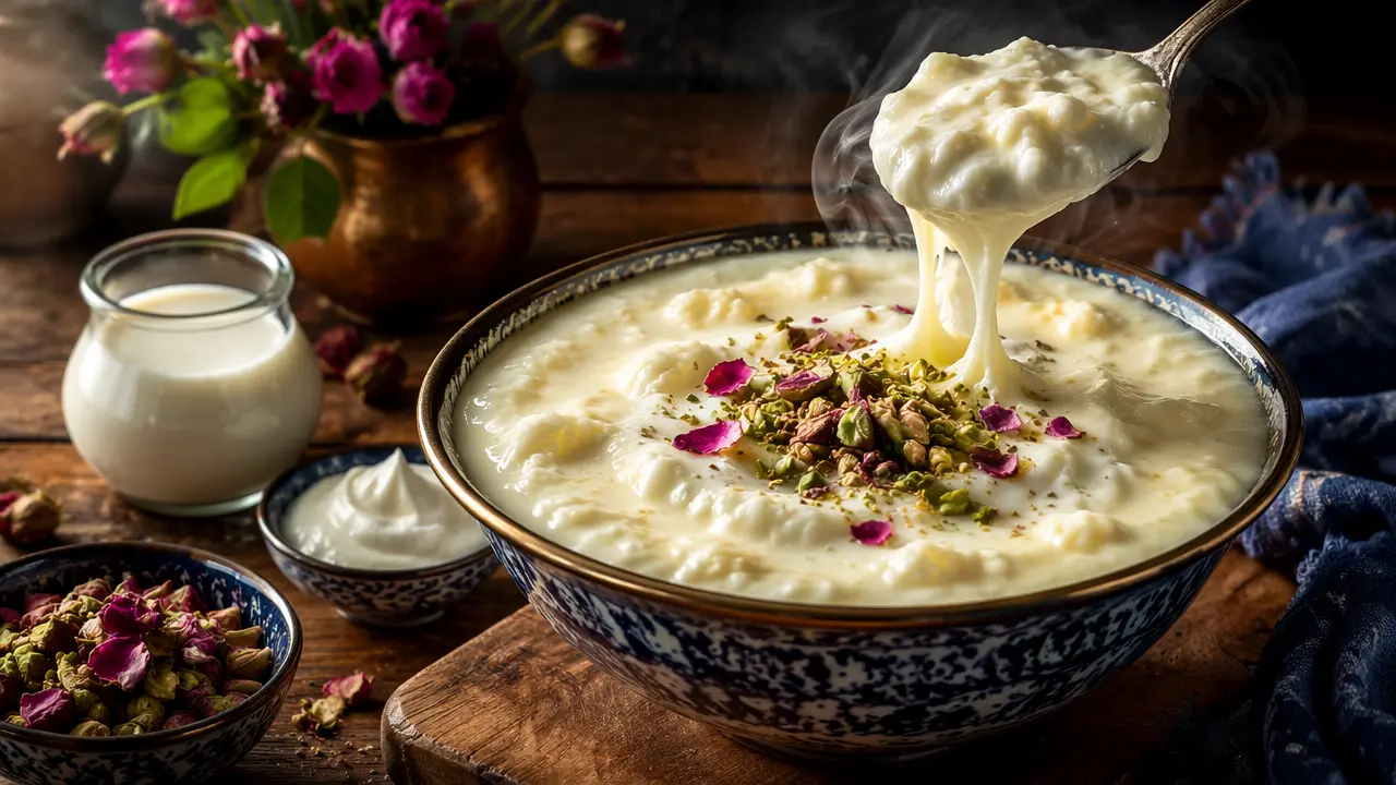 طرز تهیه سر شیر خانگی چرب و خوشمزه با نشاسته و خامه به روشی ساده