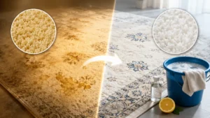 علت زرد شدن فرش بعد از شستن + روش جلوگیری و رفع زردی فرش شسته شده