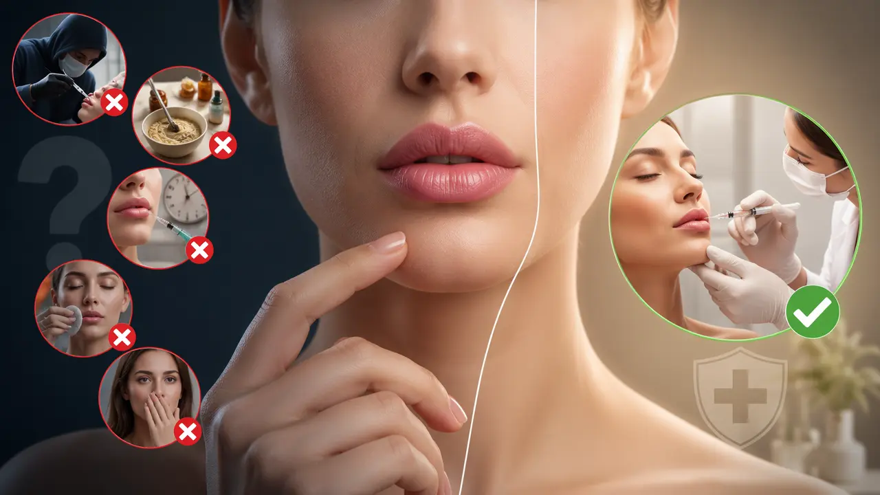 چگونه فیلر لب را تخلیه کنیم؟