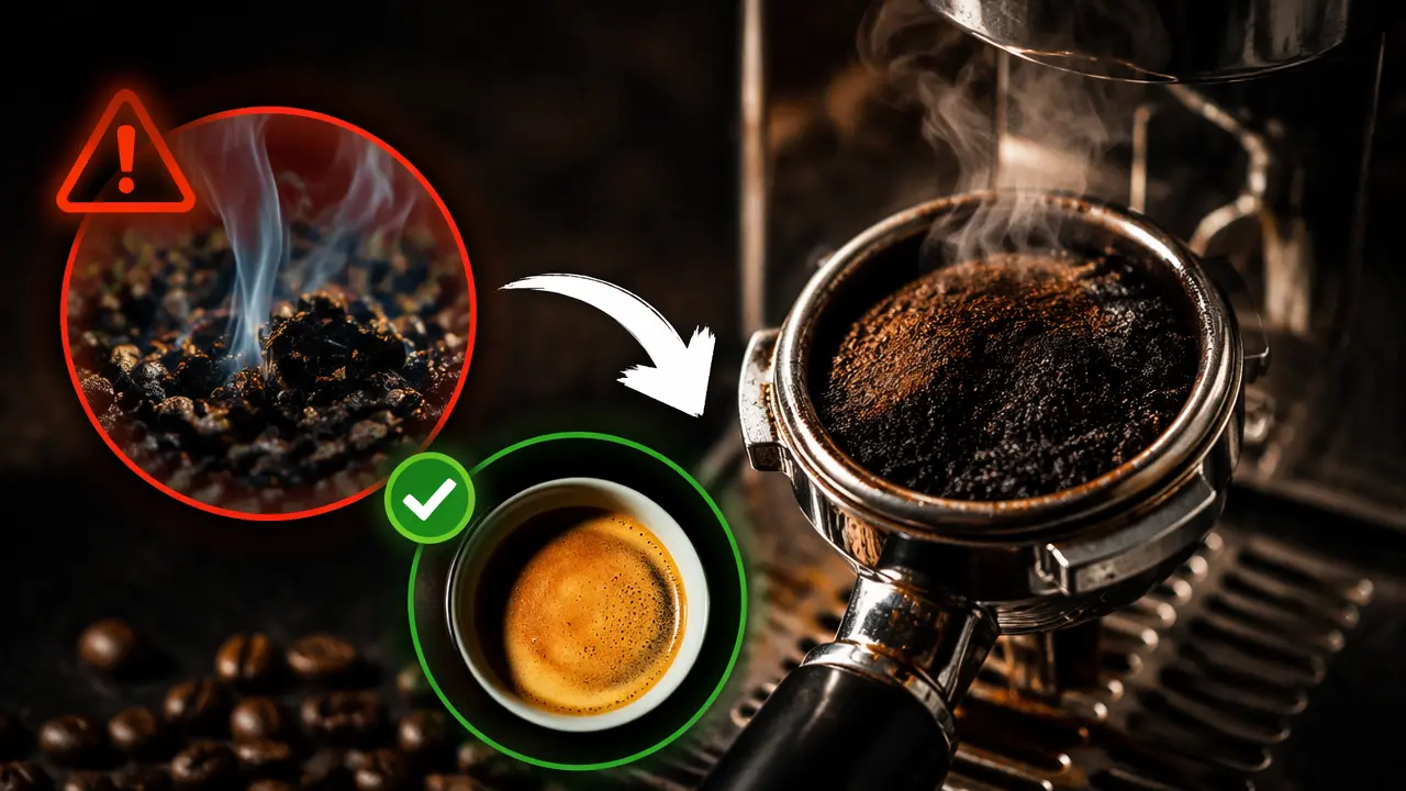 چرا قهوه مزه ی سوختگی میده؟ علت سوختن قوه در قهوه ساز + راه حل