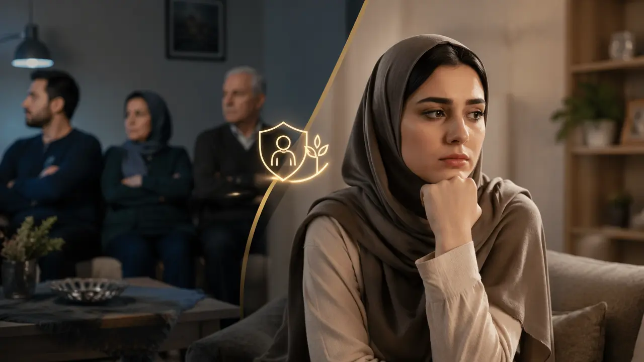 بهترین رفتار با بی محلی خانواده شوه