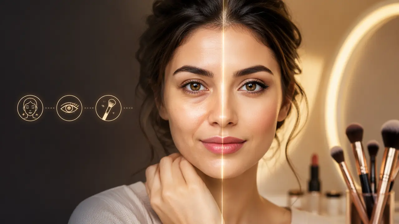 آرایش برای جوان تر دیده شدن؛ تکنیک های ساده و موثر صورت
