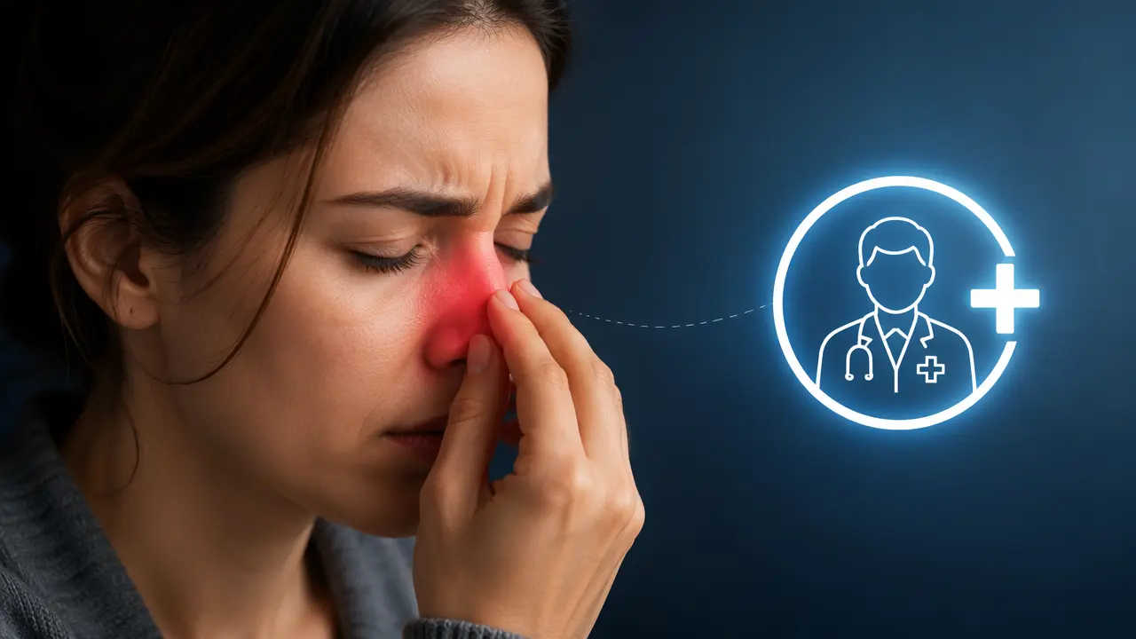 عفونت پیرسینگ بینی