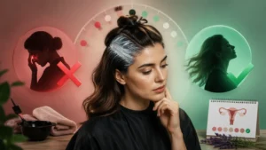 رنگ کردن مو در دوران قاعدگی؛ آیا ضرر دارد یا بی خطر است؟