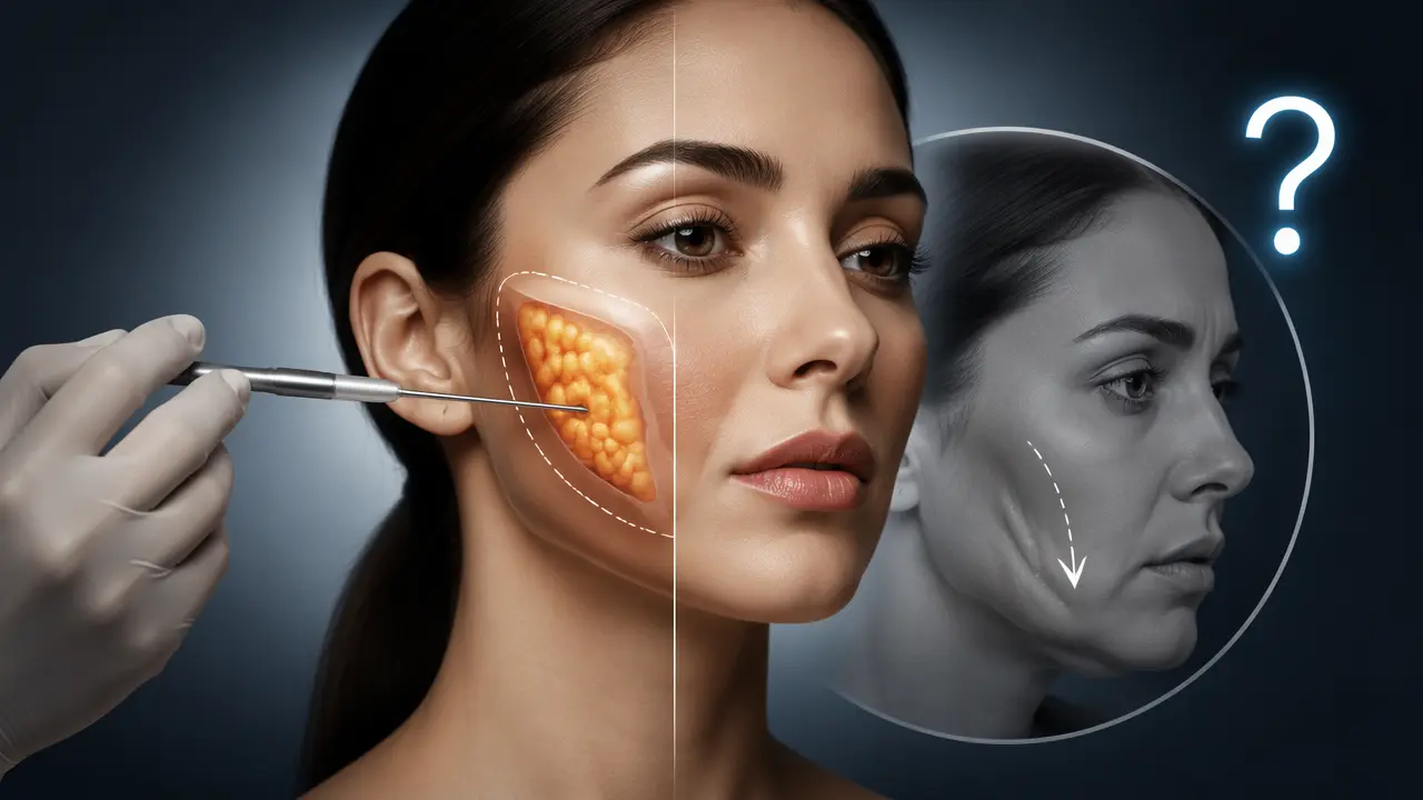 عوارض بوکال فت؛ آیا تخلیه چربی صورت باعث افتادگی پوست میشود؟