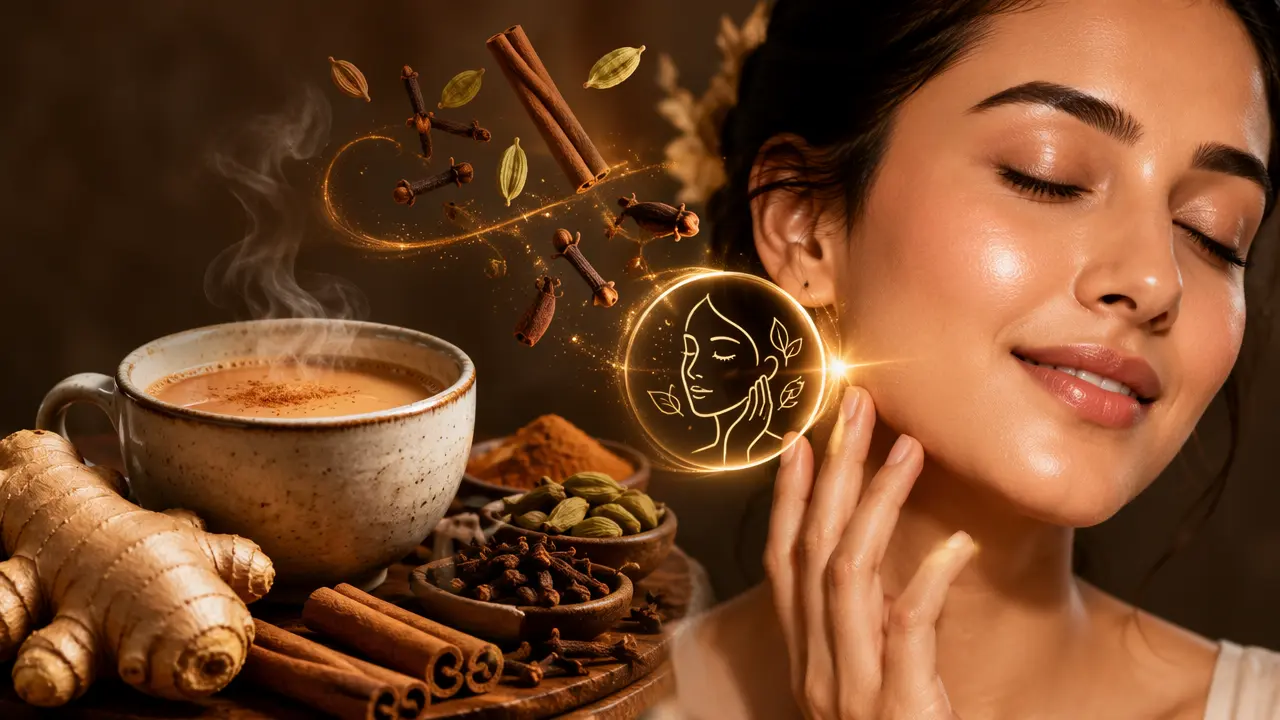 فواید چای ماسالا برای پوست