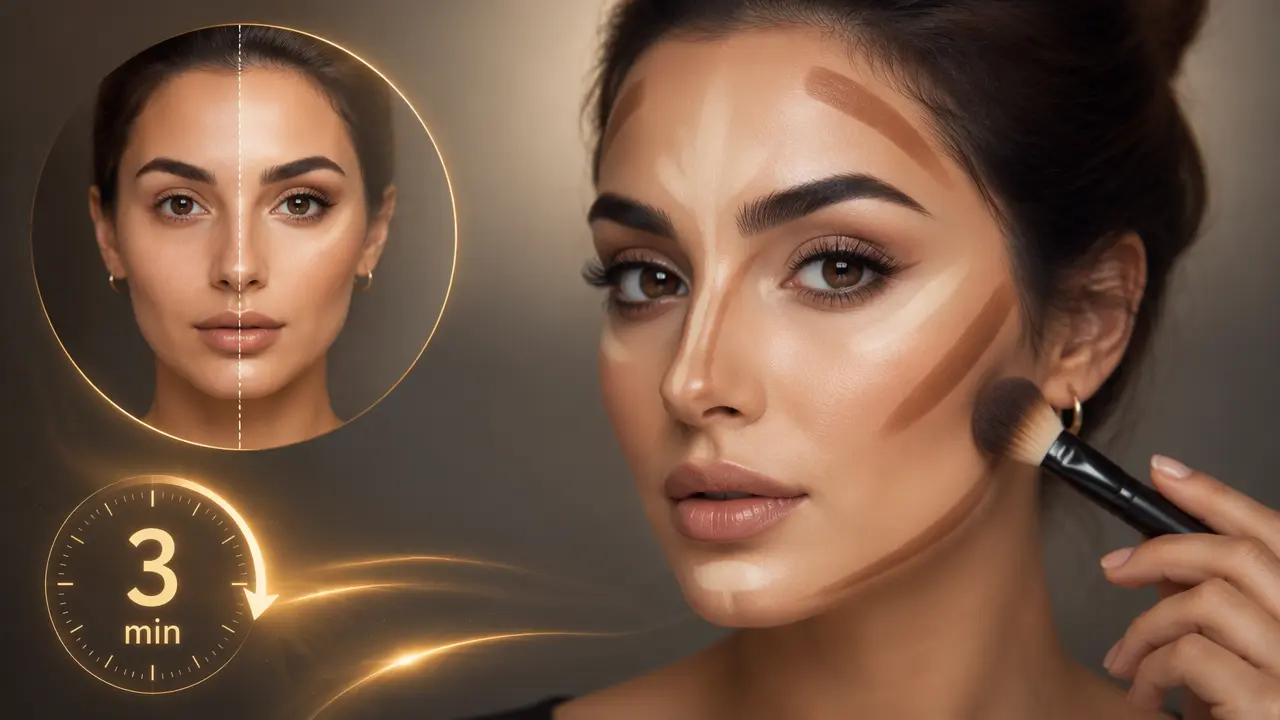 آموزش کانتور صورت؛ چگونه در 3 دقیقه چهره خود را فرم دهیم؟