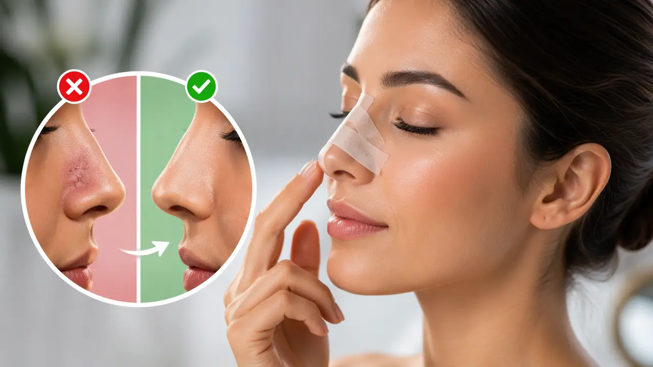آیا جای بخیه عمل بینی باقی می ماند؟