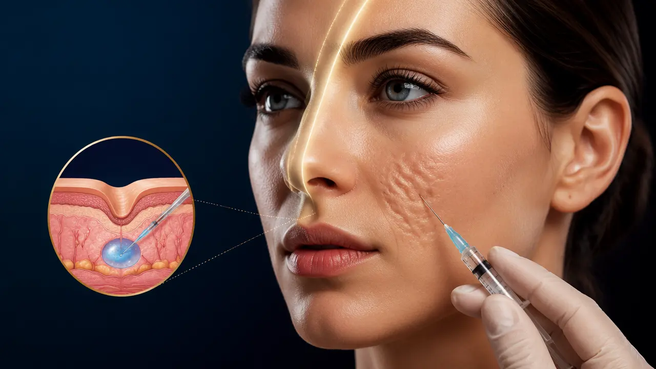 تزریق ژل برای جای جوش