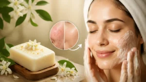 صابون بهار نارنج برای جوش صورت؛ فواید و روش استفاده صحیح