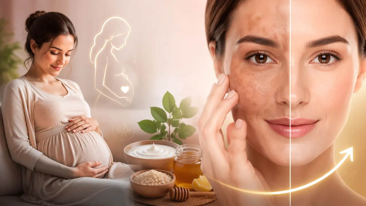 جلوگیری از لک صورت در بارداری + درمان خانگی لک صورت بعد از زایمان