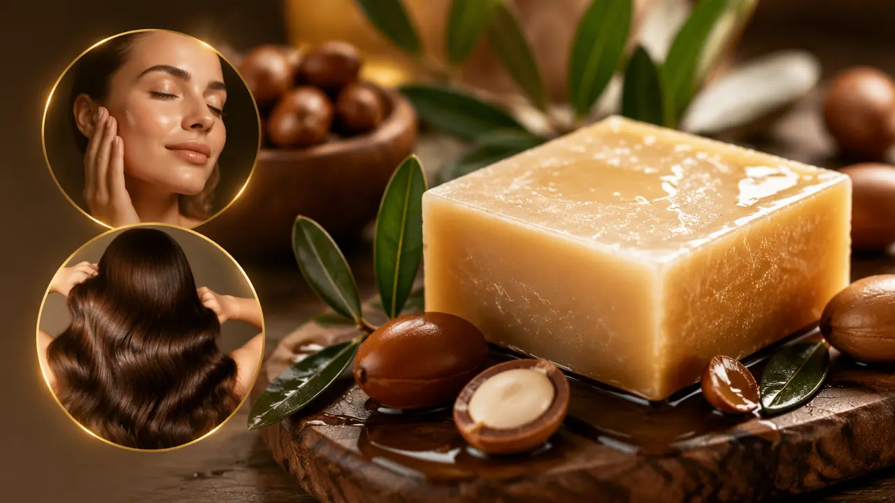 صابون آرگان برای پوست و مو