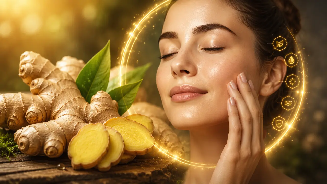 خواص زنجبیل برای پوست چیست؟