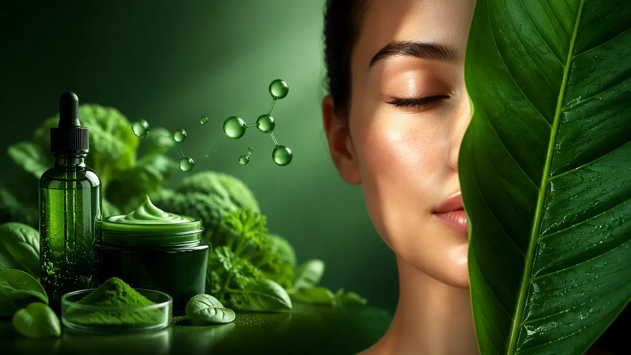 کلروفیل برای پوست چه فوایدی دارد؟