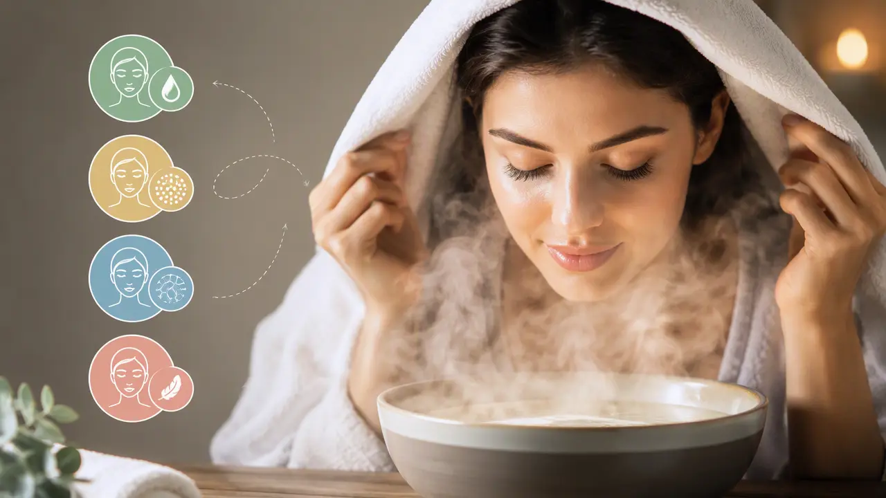 برای بخور صورت از چه گیاهی استفاده کنیم؟ بهترین گزینه ها برای هر نوع پوست