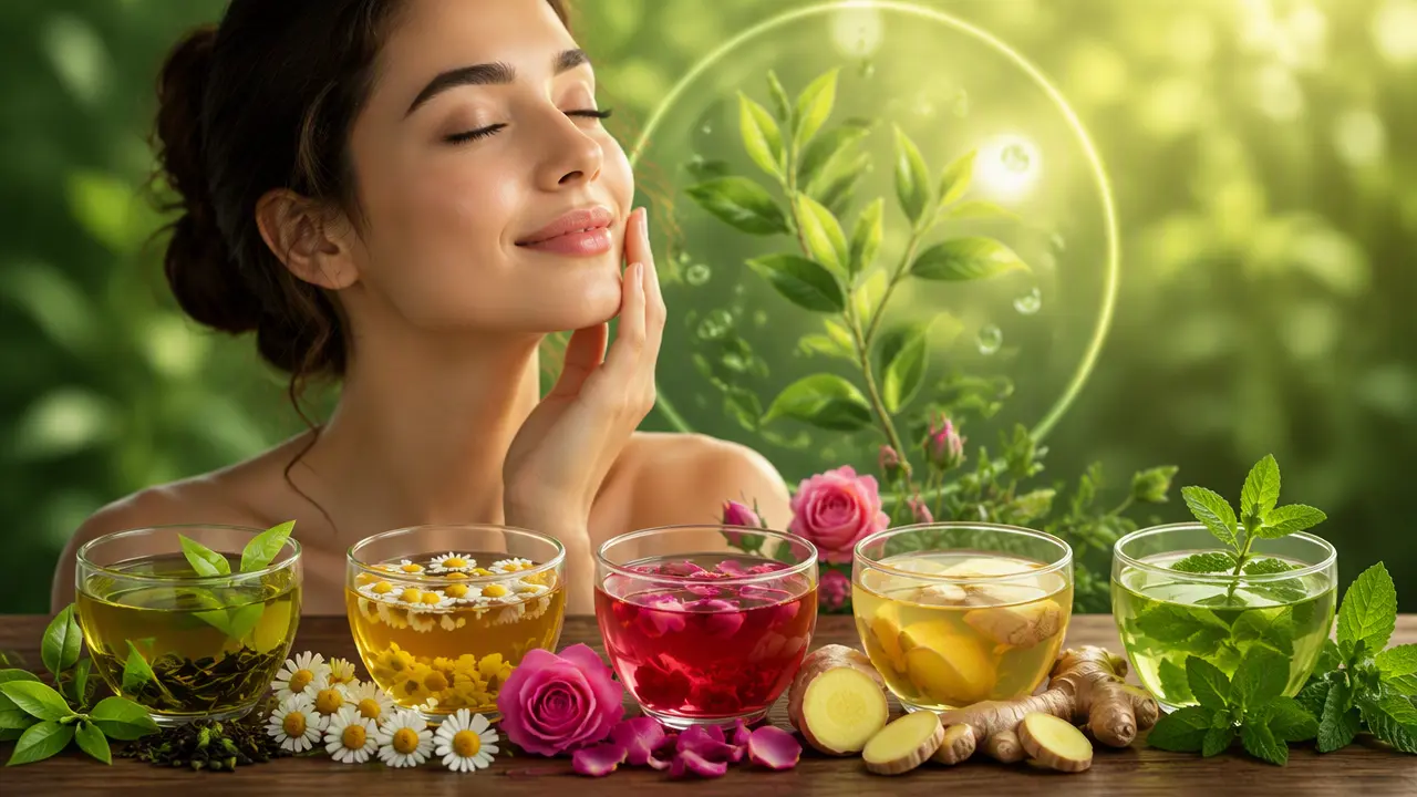 دمنوش برای سفت شدن و پاکسازی پوست صورت