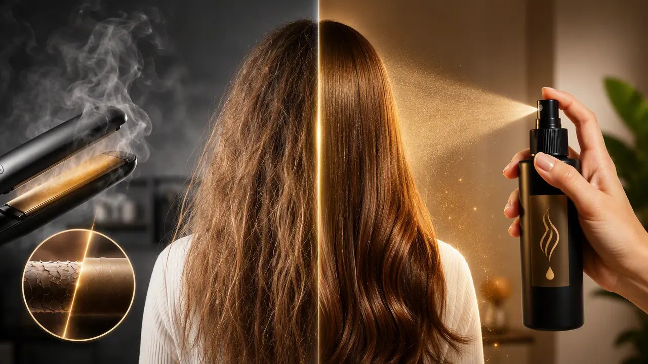 اسپری محافظ حرارتی مو چقدر تاثیرگذار است؟ نحوه استفاده از اسپری ضد حرارت مو