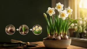 آموزش پرورش گل نرگس در خانه