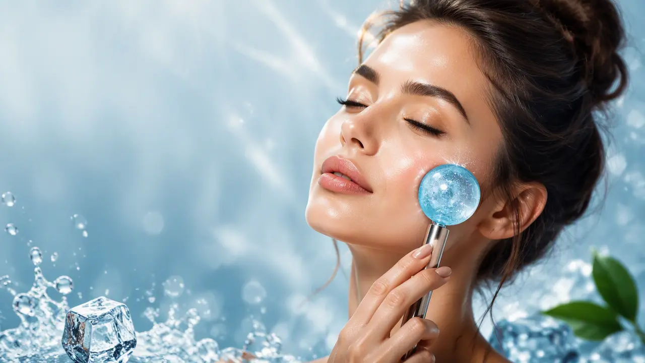ماساژ صورت با گوی یخی؛ روش استفاده، فواید، جوانسازی و اکسیژن رسانی پوست
