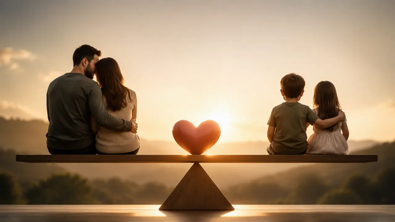 چگونه بین عشق به همسر و محبت به فرزندان تعادل برقرار کنیم؟