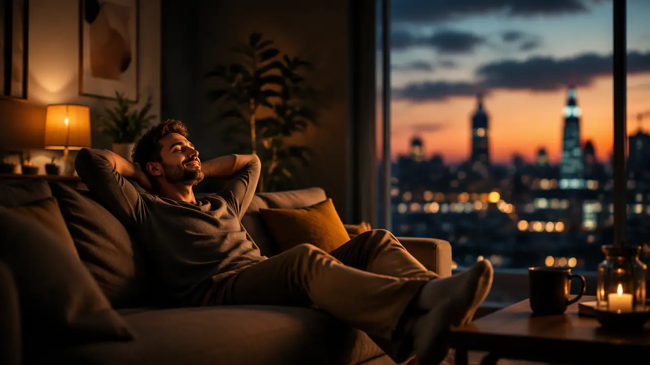 ریلکس شدن بعد از یک روز کاری