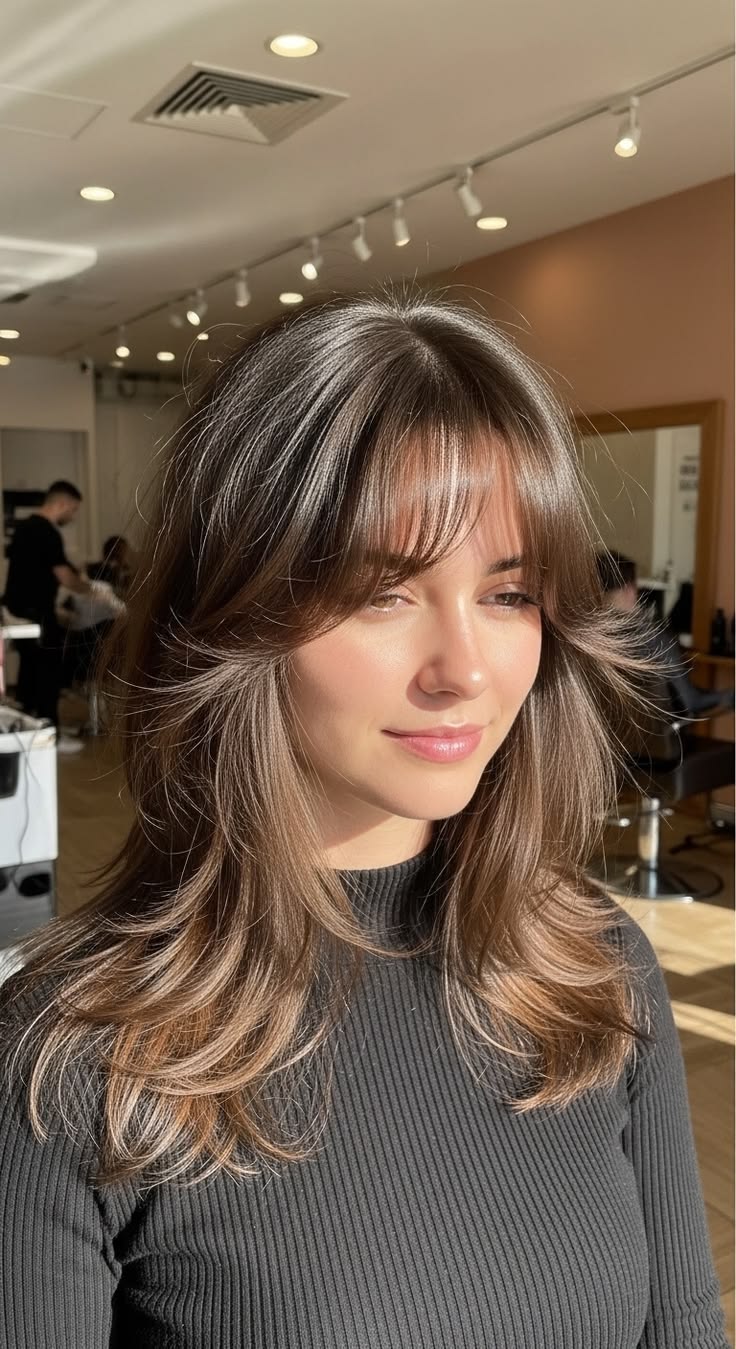مدل مو چتری پرده‌ای