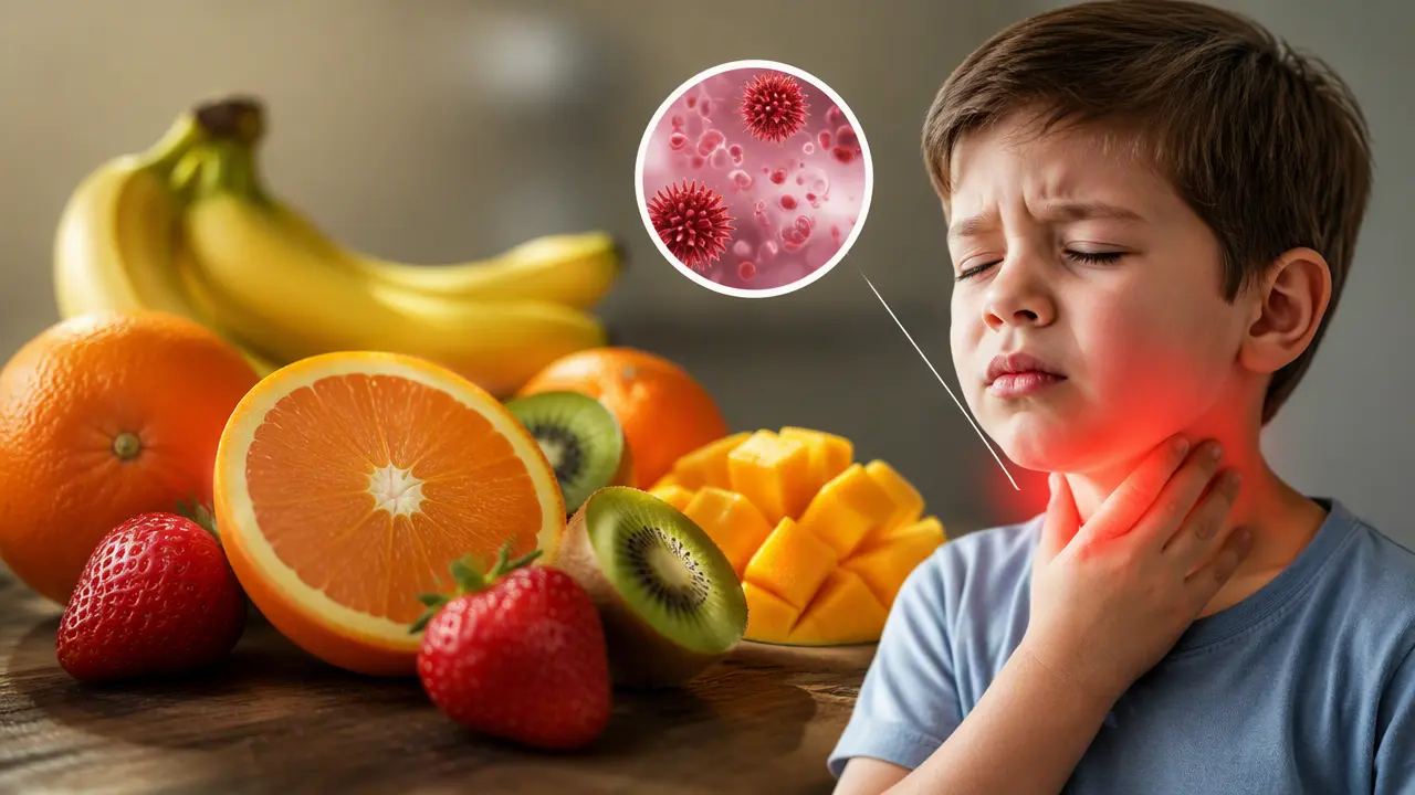 میوه های آلرژی زا برای کودکان | میوه های حساسیت زا برای گلو
