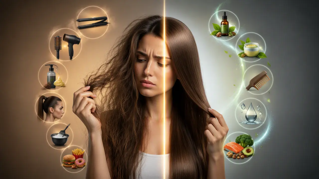 علت شکنندگی و خرد شدن مو چیست؟