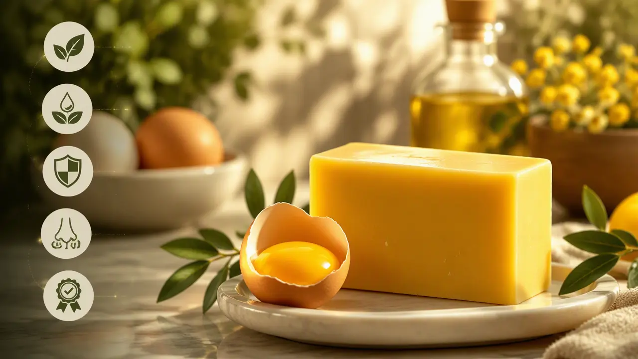 نکاتی برای انتخاب صابون زرده تخم مرغ با کیفیت