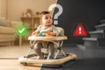 از چند ماهگی بچه را در روروک بگذاریم؟ آیا روروک برای بچه ضرر دارد؟