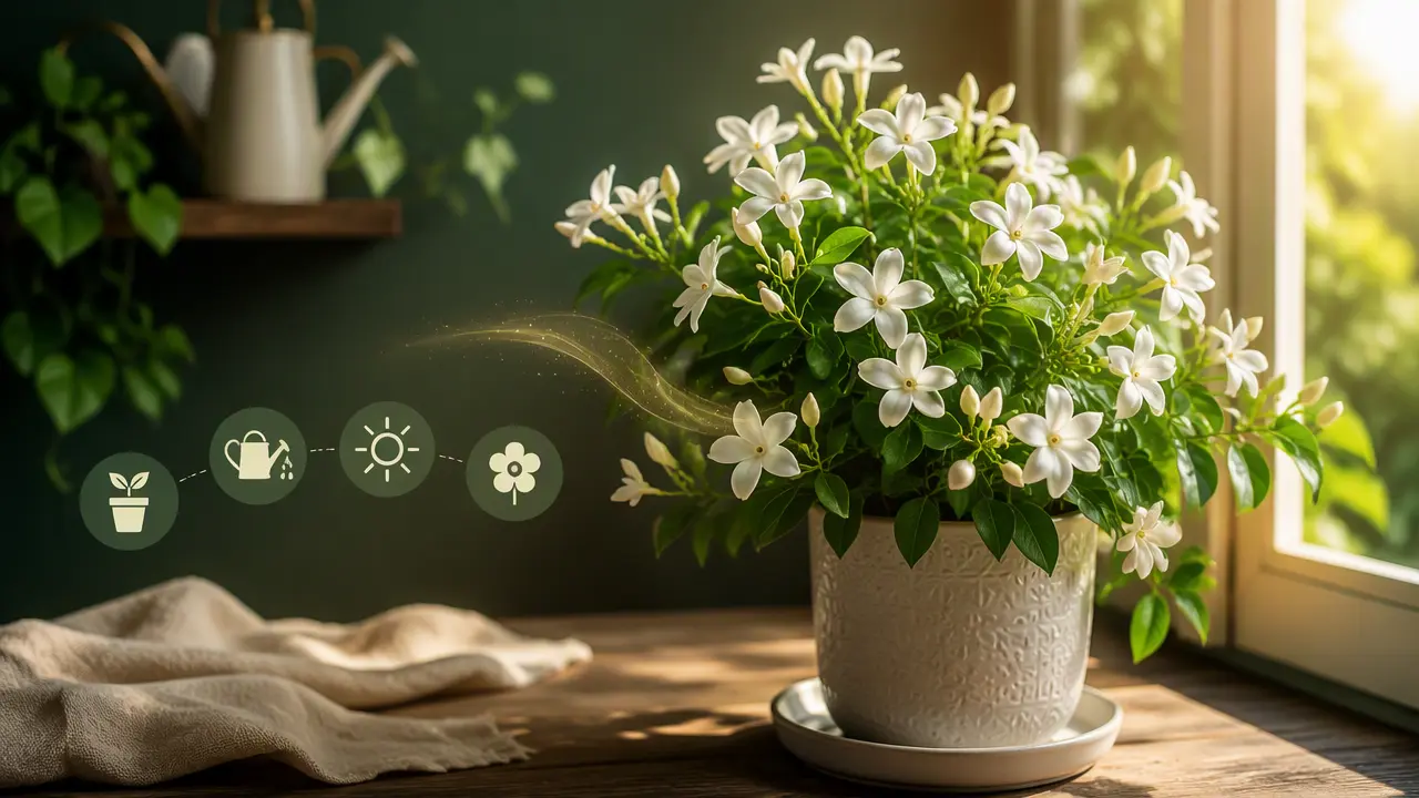 نگهداری گل یاس رازقی در خانه