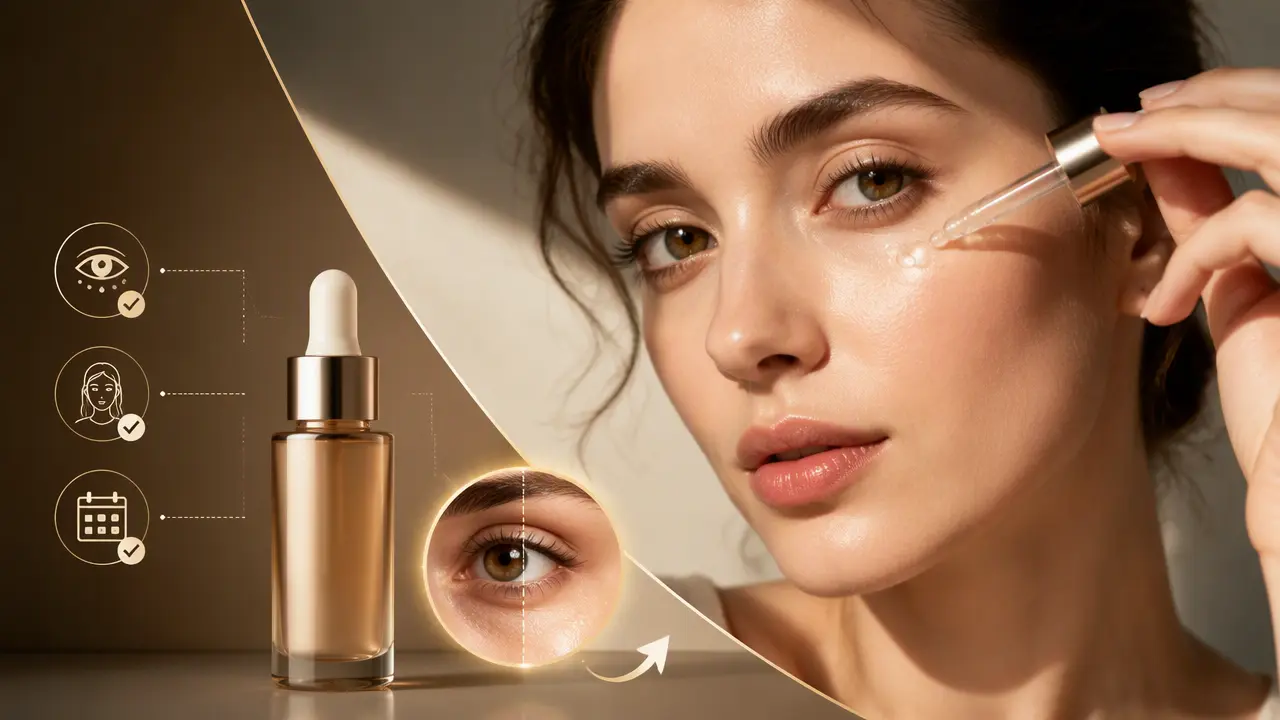 سرم دور چشم برای چه کسانی مناسب است؟ راهنمای کامل انتخاب و مصرف