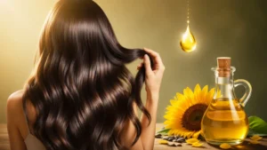 چگونه از روغن آفتابگردان برای داشتن موهای سالم استفاده کنیم؟