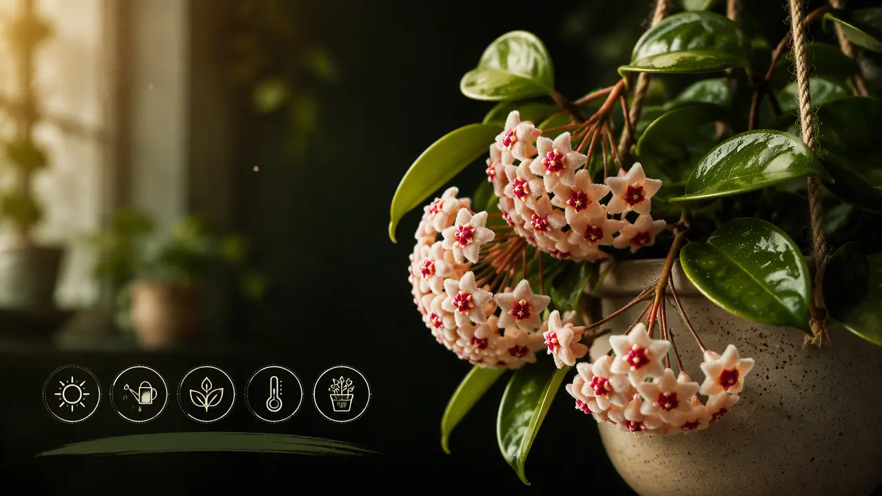 شرایط نگهداری گیاه شمعی (Hoya)