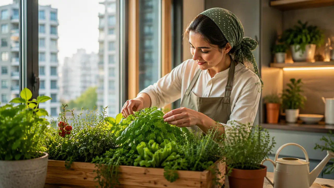 آموزش سبزی کاری در آپارتمان